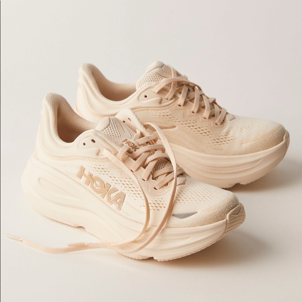 Hoka Bondi 9 Sneakers - Vanilla Burch SZ 8